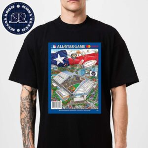 2024 MLB All-Star Game Specialty Program With Artwork By Charles Fazzino Classic T-Shirt