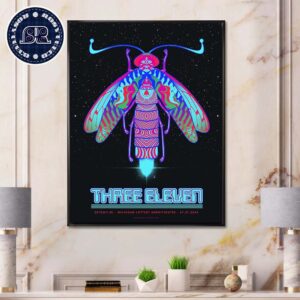 311 Band Poster For Tonight In Detroit MI At Michigan Lottery Amphitheatre Jul 27 2024 Home Decor Poster Canvas