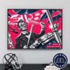 Foo Fighters In Boston MA Tonight Live At Fenway Park Massachusetts The United States Of America On Planet Earth On July 21 2024 Home Decor Poster Canvas