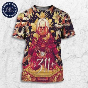 311 Tonight In Indianapolis IN At Everwise Amphitheater at White River State Park On July 23 2024 All Over Print Shirt