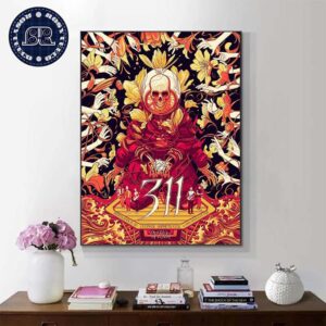 311 Tonight In Indianapolis IN At Everwise Amphitheater at White River State Park On July 23 2024 Home Decor Poster Canvas