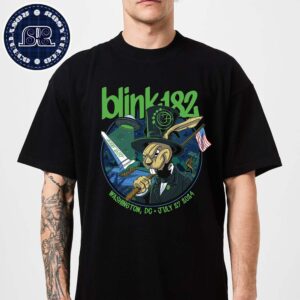 Blink 182 Artwork For Tonight Show In Washington DC At Capital One Arena On July 27 2024 Unisex T-Shirt