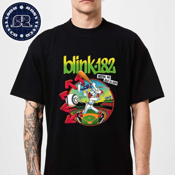 Blink 182 Concert Shirt Tonight At Fenway Park In Boston MA On July 23 One More Time Tour 2024 Unisex T-Shirt