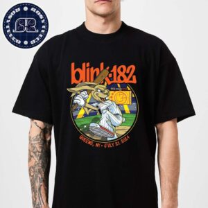 Blink 182 Shirt Cover New York Mets Tonight In Queens NY At Citi Field On July 21st One More Time Tour 2024 Unisex T-Shirt