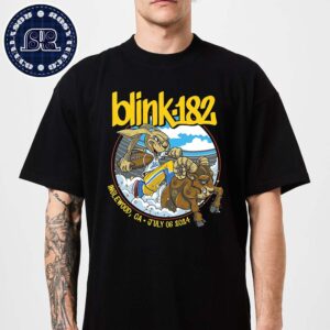 Blink-182 Shirt For Tonight’s Show In Inglewoood CA At SoFi Stadium On July 6 One More Time Tour 2024 Unisex T-Shirt