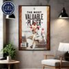 Jarren Duran Goes To The Ted Williams MLB All Star Game 2024 MVP Award Wall Decor Poster Canvas