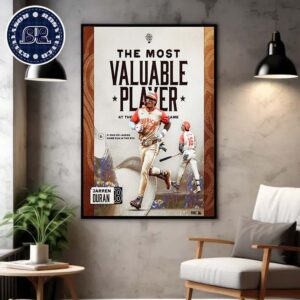 Congrats Jarren Duran Is Your MLB All Star Game 2024 MVP Wall Decor Poster Canvas