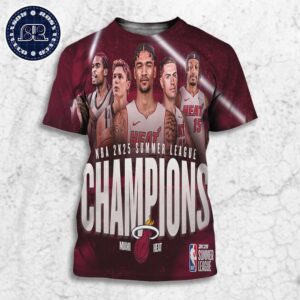 Congrats Miami Heat NBA 2K25 Summer League Champions All Over Print Shirt