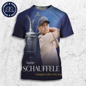 Congratulations Xander Schauffele Champion Golfer Of The Year All Over Print Shirt