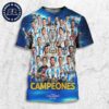 Congrats Spanish Football C4mpeones The Fist Country In History To Win The Euros Four Times Are UEFA Euro 2024 Champions All Over Print Shirt