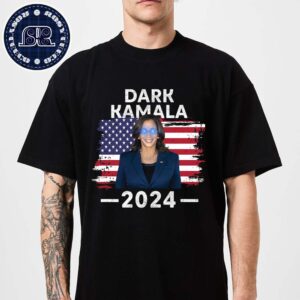 Dark Kamala 2024 USA Flag VP Kamala Harris For President Dark Brandon Style Premium T-Shirt