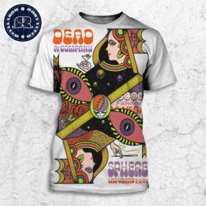 Dead And Company Concert Poster By Morning Breath At Sphere On July 6th 2024 In Las Vegas NY All Over Print Shirt