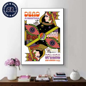 Dead And Company Concert Poster By Morning Breath At Sphere On July 6th 2024 In Las Vegas NY Home Decor Poster Canvas