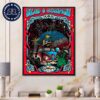 Official Poster Dead And Company Grateful Dead’s Uncle Sam Live At Sphere In Las Vegas On Jul 4 5 And 6 2024 Poster Canvas