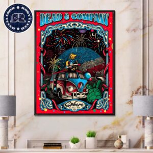 Dead And Company Happy Fourth Day Of July In Las Vegas NY At Sphere On July 4 2024 Home Decor Poster Canvas