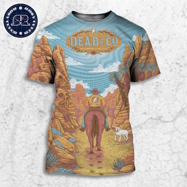 Dead And Company Journey From Arizona To Las Vegas Crossing Through The Dead Mountains And Colorado River At Sphere On July 5th 2024 All Over Print Shirt