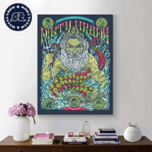 Dirty Heads Poster For Show At Veterans United Home Loans Amphitheater In Virginia Beach VA On July 25th 2024 Poster Canvas