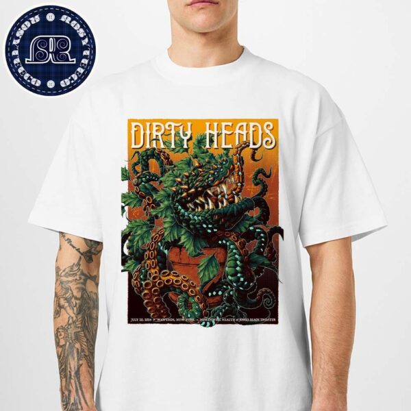 Dirty Heads Slightly Dirty Summer Tour 2024 Tonight In Wantagh NY At Northwell Health At Jones Beach Theater On July 20 2024 Unisex T-Shirt