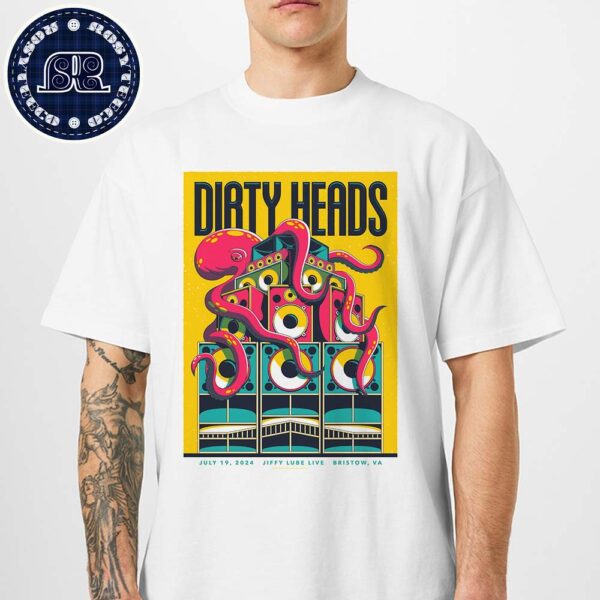 Dirty Heads Tonight In Bristow VA At Jiffy Lube Live On July 19 2024 Unisex T-Shirt