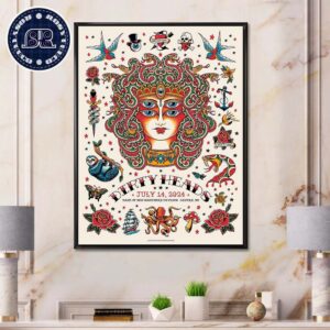 Dirty Heads Tonight’s Poster At Bank Of New Hampshire Pavilion In Gilford NH On July 14 2024 Home Decor Poster Canvas