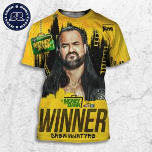 Drew Mclntyre Winner WWE Money In The Bank 2024 All Over Print Shirt