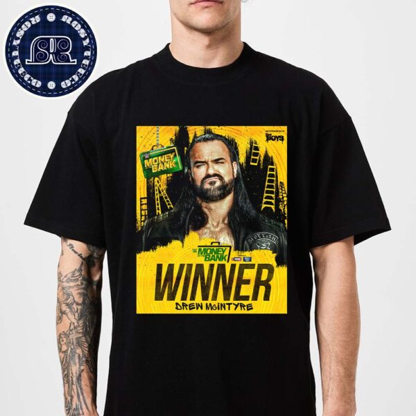 Drew Mclntyre Winner WWE Money In The Bank 2024 Classic T-Shirt