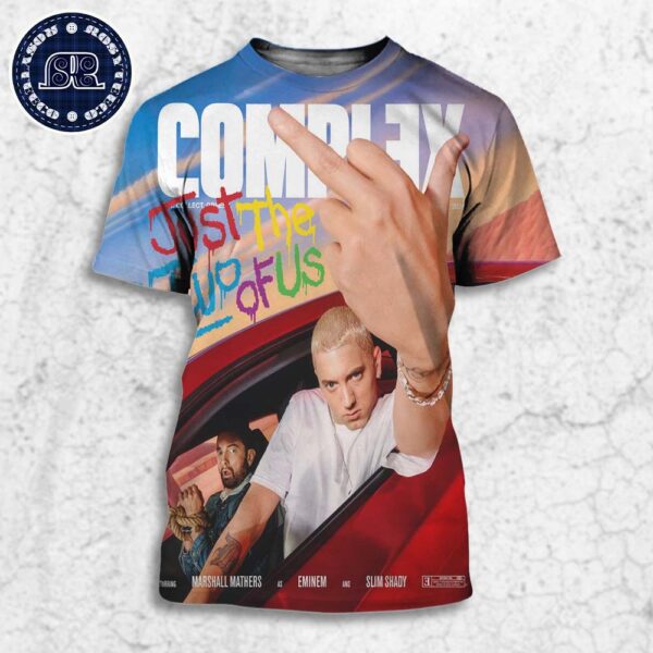 Eminem And Slim Shady For Complex 2024 Just The Two Of Us All Over Print Shirt