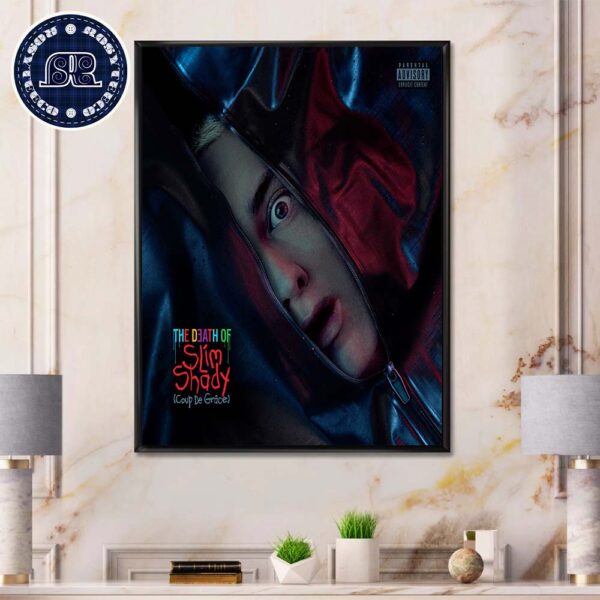 Eminem New Album The Death Of Slim Shady Coup De Grace Released On July 12 2024 Home Decor Poster Canvas