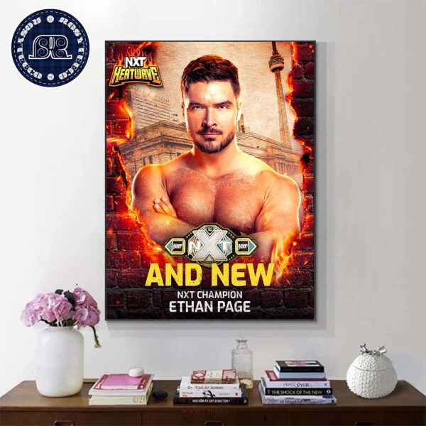 Ethan Page And NEW NXT Heatwave 2024 WWE NXT Champion Home Decor Poster Canvas