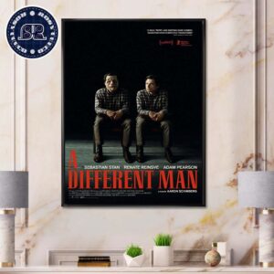 First Poster For A Different Man Starring Sebastian Stan Renate Reinsve And Adam Pearson Poster Canvas