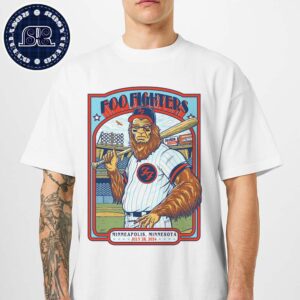 Foo Fighters In Minneapolis MN US Let’s Go At Target Field On July 28 2024 Unisex T-Shirt