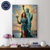 Kamala Harris Hope Hate Heal Rise Kamala Harris For President 2024 Home Decor Poster Canvas