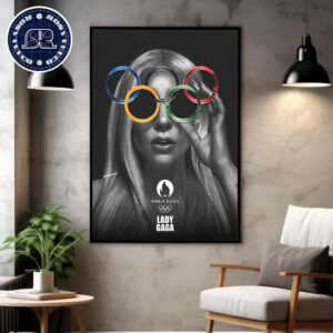 Lady Gaga Paris 2024 Olympic Games Home Decor Poster Canvas