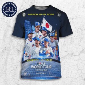 Los Angeles Dodgers And Chicago Cubs Will Open MLB The Season At The Tokyo Dome On March 18-19 2025 All Over Print Shirt