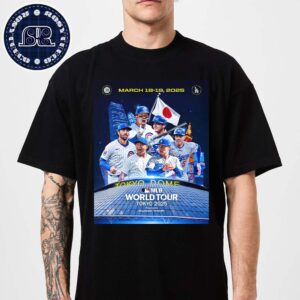 Los Angeles Dodgers And Chicago Cubs Will Open MLB The Season At The Tokyo Dome On March 18-19 2025 Unisex T-Shirt