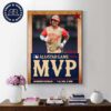 Jarren Duran Goes To The Ted Williams MLB All Star Game 2024 MVP Award Wall Decor Poster Canvas