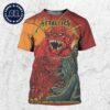 Metallica In Madrid Spain Full Show Combine Poster M72 World Tour At Estadio Civitas Metropolitano On July 12th And 14th 2024 3D Shirt