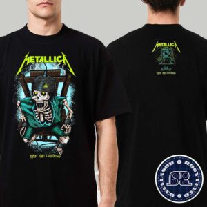 Metallica Sparky 24 Celebration Of The 40th Anniversary Ride The Lightning Two Sides Print Vintage T-Shirt