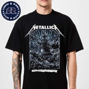 Metallica Tee Celebrating 40 Years Of Ride The Lightning For Whom The Bell Tolls Unisex T-Shirt