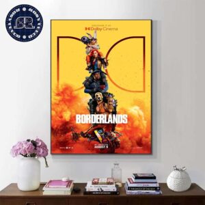 New Dolby Cinema Poster For Borderlands In Theaters August 9 Home Decor Poster Canvas