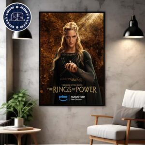 New Galadriel Character Poster For The Lord Of The Rings The Rings Of Power Season 2 Prime On August 29 Home Decor Poster Canvas