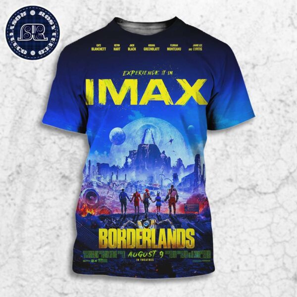 New IMAX Poster For Borderlands Releasing In Theatres On August 9 All Over Print Shirt