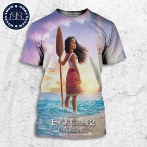 New International Poster For Moana 2 Releasing In Theaters On November 27 All Over Print Shirt