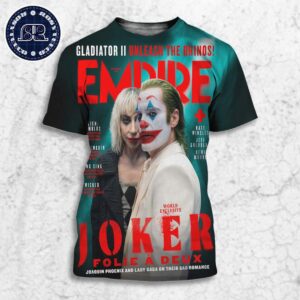 New Look At Joker 2 Empire’s World-Exclusive Joker Folie A Deux Magazine Covers All Over Print Shirt