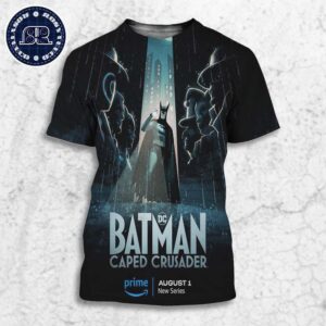 New Poster For Batman Caped Crusader Releasing August 1 On Prime Video All Over Print Shirt