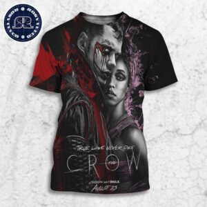 New Poster For The Crow Starring Bill Skarsgard Releasing In Theaters And IMAX On August 23 All Over Print Shirt