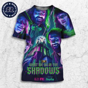 New Poster For The Final Season Of What We Do In The Shadows First Three Episodes Streaming October 21 On Hulu All Over Print Shirt