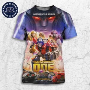 New Poster For Transformers One Only In Theatres On 20 September 2024 All Over Print Shirt