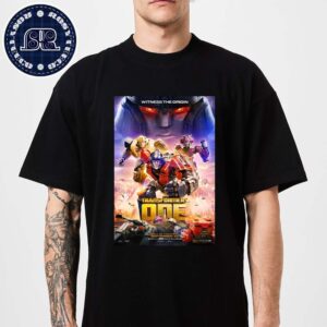 New Poster For Transformers One Only In Theatres On 20 September 2024 Unisex T-Shirt