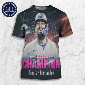 Official 2024 MLB Home Run Derby King Champion Is Teoscar Hernandez All Over Print Shirt